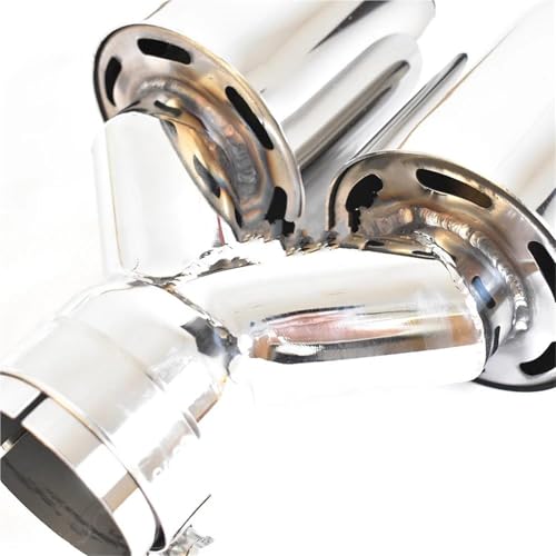 Tuyau d'échappement universel double pointe pour la rénovation auto - 4