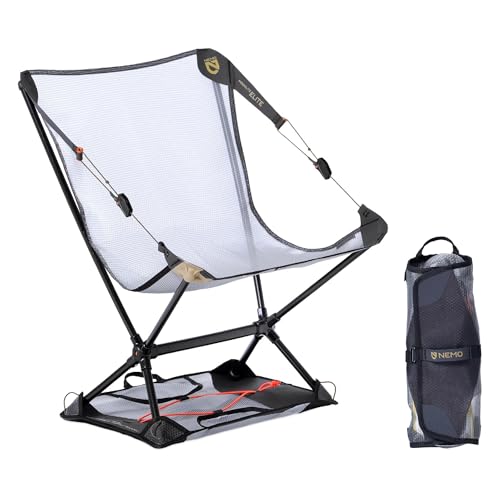 NEMO Equipment Moonlite Elite Reclining Backpacking Chair - Black
