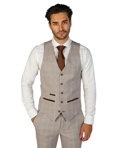 Gilet à carreaux homme SIRRI chic pour mariage