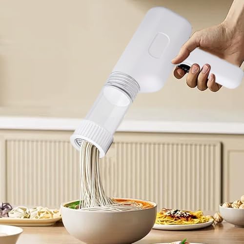 Machine à pâtes électrique portable avec 6 moules interchangeables pour nouilles maison - 8