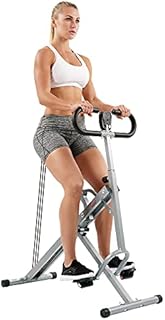 Sunny Health & Fitness Squat Assist Row-N-Ride™ Trainer for Glutes Workout with Online Training Video