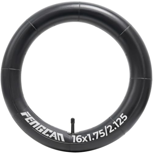 FengCan 16x1 75/2 125 Schläuch 47/57-305 16 Zoll Fahrrad schläuch 16x1 75 16x1 95 16x2 10 16x2 125 geeignet für Push-Bikes/Troller/Rennrad/MTB Fahrrad Reifen SV32mm Schrader Ventil (1-PC)