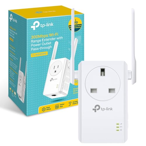 TP-Link TL-WA860RE WiFi Extender with Passthrough Socket