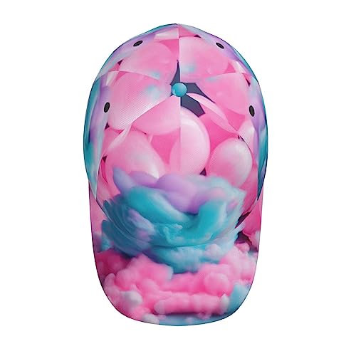 Casquette de baseball Haunted Mansions KoNsev rose délavée avec trou queue de cheval - 4