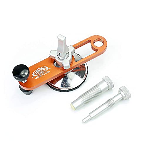 Delta Kits Professional Windshield Repair Bridge + Injector for Rock Chip Repair in Auto Glass Orange