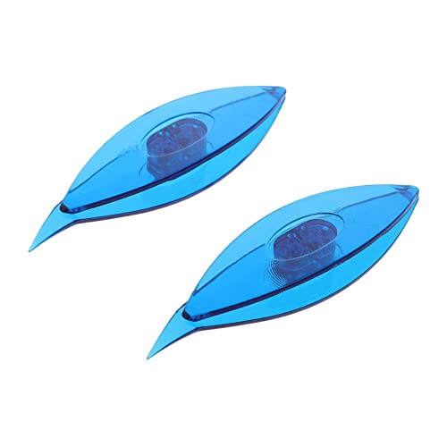 Operitacx 3sets DIY Lace Making Plastic Tatting Shuttles Knitting Needles Hand Art Weaving Tools 2pcs*3