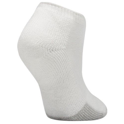 Thorlos Unisex Adult Tmm Max Cushion Low Cut Tennis Sock, White, Medium Us #TOP1