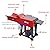 THUXEON 6-Blade Grass Cutting and Silk Kneading Machine, 220V Hay Cutter Kneader Grinder, with Conveyor, 3KW Crushing Corn Peanuts Straw Wheat, 2500KG/H