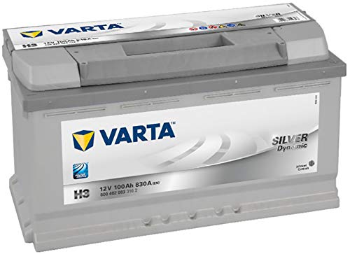 Varta Silver Dynamic H3 Batería de arranque, 6004020833162, 12V 100Ah 830A