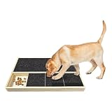 Dog Nail Scratch Pad, Filing Trimming Board, Pet Scratch Board with Modern Design, Nail Care Pad for Small Medium Large Dogs, Dog Grooming Supply, Living Room Bedroom for Balcony Backyard Furniture