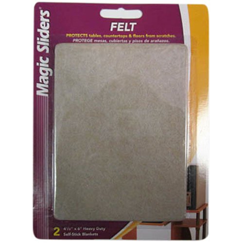 Magic SlidersL P 63040 Series 2PK 4-1/2x6Oat Blanket - Effortlessly Move Furniture While Protecting Your Floors