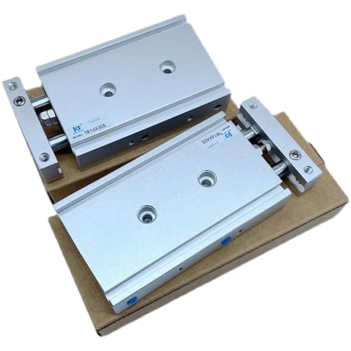 Vérin pneumatique à double tige TR25X10S anti-rotation rigide
