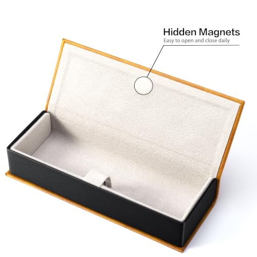 Image of Vemiss Hard Shell Eyeglass Cases, Lightweight Portable Glasses Case for Women Men