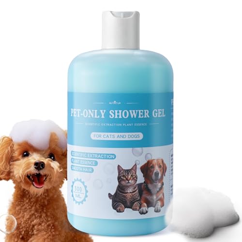 500ML Champú Antiolor para Perros y Gatos, para pelajes Secos o deteriorados, Pelo para Animal Queda Limpio, Suave y Brillante, Suavidad y Frescura para Pelo de tu Mascota