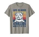 Bulldog Gifts for Women Men Dog Dad Dog Mom English Bulldog T-Shirt Small