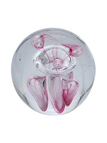 Rêve Boule 234 grosses bulles et rose petites bulles env. 9,5 cm - Boule en verre Presse-papier Cover