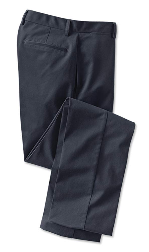 Men's Wrinkle-Free Cotton Stretch Chinos, Navy