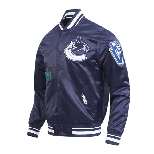 Image of Pro Standard Mens NHL Old English Satin Jacket