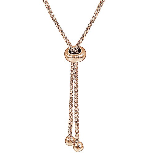 Image of Hoops & Loops Sterling Silver Graduated Bead Adjustable Bracelet