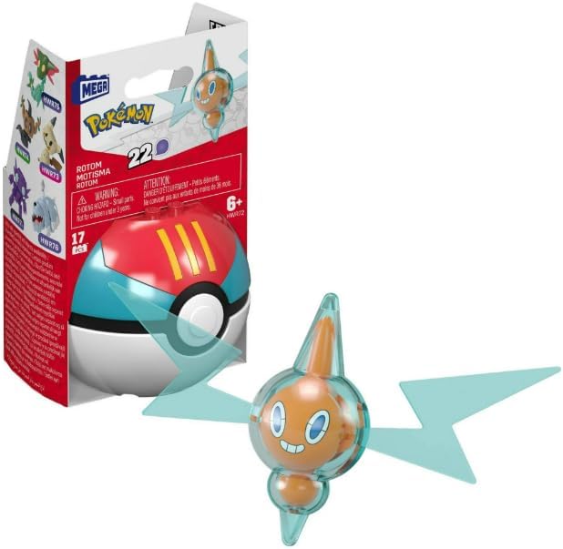Pokemon Rotom Pokebola Building Set