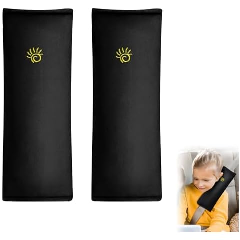 Bettinay Car Seat Belt Pads with Neck Support Cover