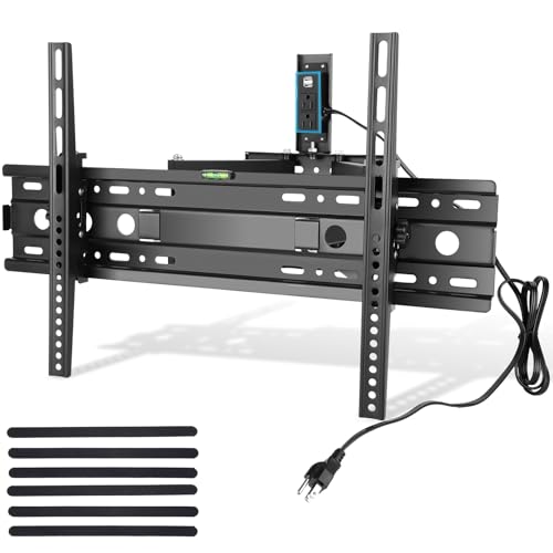 El Mejor Listado de pantallas los 5 mejores. 45 Ykioea Soporte para TV con Toma de Corriente, 32″-85″ Soporte Pared TV de Pantalla Plana y Curvos, Base para Televisión, Inclinable y Giratorio, Retráctil, Resistente hasta...