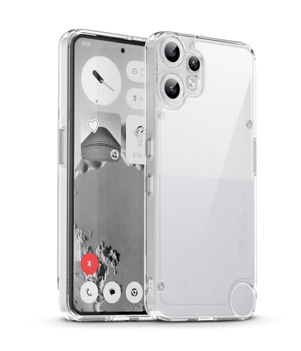 Image of KAPAVER Essential Back Cover Case Compatible with CMF Phone 2 Pro (PC+TPU) (CMF Phone 2 Pro - Clear)