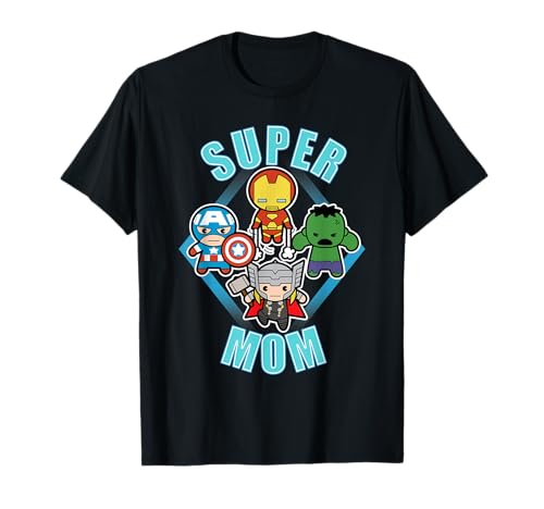 Marvel Comics Classic Mother's Day Kawaii Avengers Super Mom T-Shirt