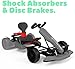 HYPER GOGO Drift GoKart Kit-Hoverboard Attachment,Outdoor Race Pedal Go Cart Car for Kids and Adults (Gray)