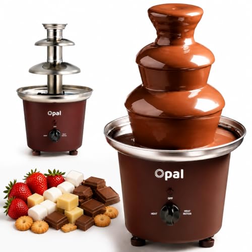 900ml Stainless Steel Chocolate Fountain Machine 3 Tier Electric Fondue Set