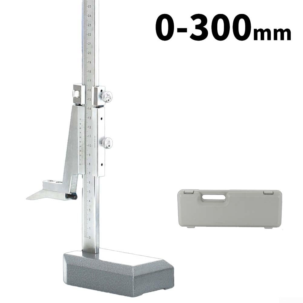 Corsoio Calibro di Altezza Calibro Righello Strumento di Misura di Precisione Scriber Lavorazione Dei Metalli Marcatura Verticale In Acciaio Inox 0-300mm (0-200mm)