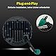 bamotoop 5,75 LED Motorrad Runder Scheinwerfer E-geprüft DRL Fern- und Abblendlicht für Simson S51 S70 S50 S50B Schwalbe STAR KR51/2 Tuning