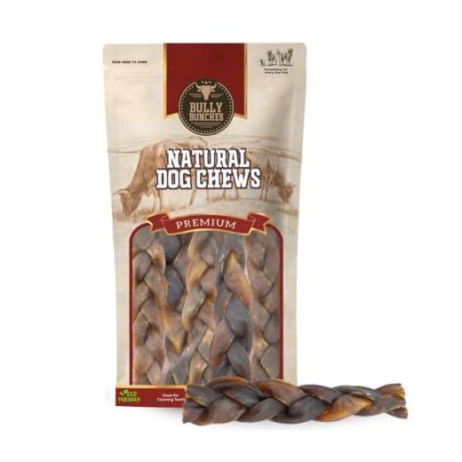 Bully Bunches All Natural (6" Braided - 6 Pack) Collagen Bully Sticks - Odour Free, Rawhide Free, Chemical Free, Safe, Long Lasting Thick Beef Dog Chews, Fully Digestible Treat for Small & Medium Dogs