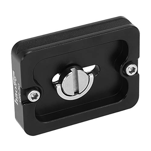 Haoge 50Mm Qr Quick Release Plate And D-Ring Screw Fits Arca-Swiss Standard For Tripod Ball Head #TOP5