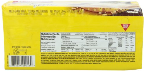 Bauducco Toast, Multi-Grain, 5.64 Ounce (Pack Of 16) #TOP2