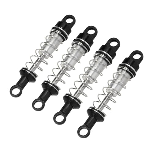STARTIST 4 Pieces Oil Shock Absorbers for RC Car 1/12 Scale Replacement Upgrade Parts RC Shocks Dampers for MN82 MN168 MN98V2 MN78 D90, Black