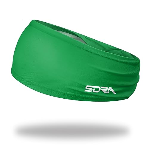 Image of Suddora Workout Headband - Lightweight, Stylish & Comfortable Spandex Headband for Running, Workout, Football, Cosplay & Costumes, Green