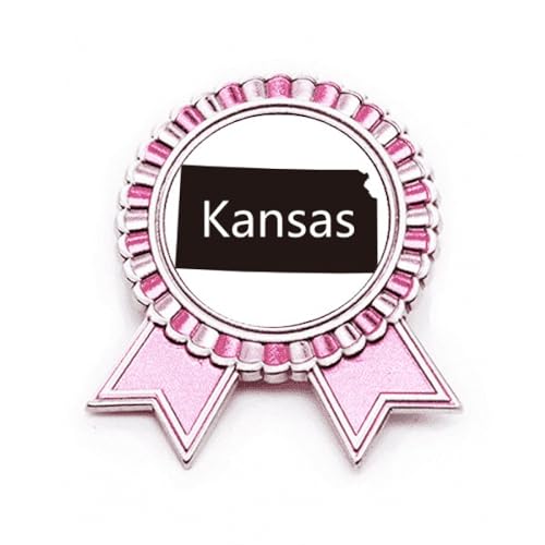 Broche Rose Winner Award Medal Kansas Ameusa en Cadeau de Trophée