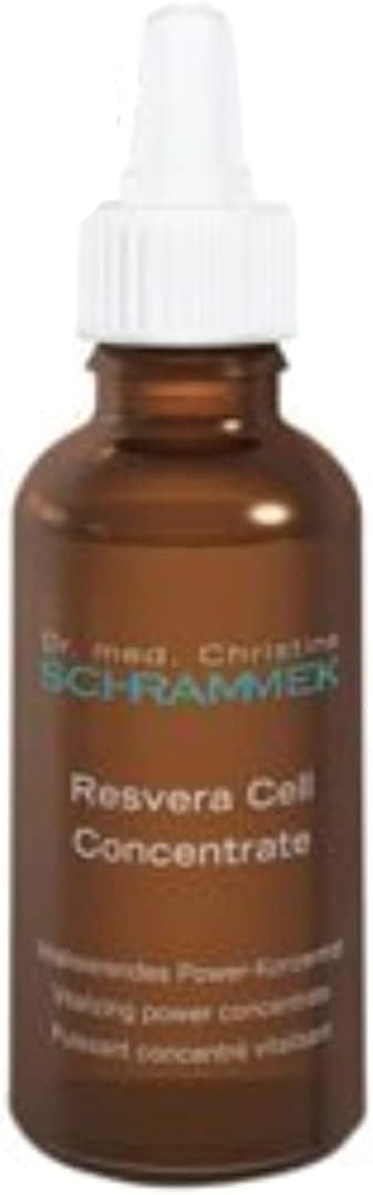 Resvera Cell Concentrate (1.01 fl oz) - Moisture & Vitality Boosting Serum - Highly Effective Moisturizer for Every Skin Type - Anti-Oxidates & Vitamin C - Face Moisturizer - Skin Care - Dr. Schrammek