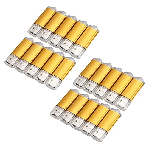Clé USB 2.0 mini lecteur flash OTG 512Mo mémoire externe dorée pour stockage de fichiers