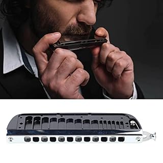 Peigne Harmonica Part Large application Mécanisme coulissant pour débutant (aluminium 255) - Les Beatles, Paul McCartney, John Lennon, RIngo Starr, George Harrison Peigne Harmonica Part Large application Mécanisme coulissant pour débutant (aluminium 255) – Image 2