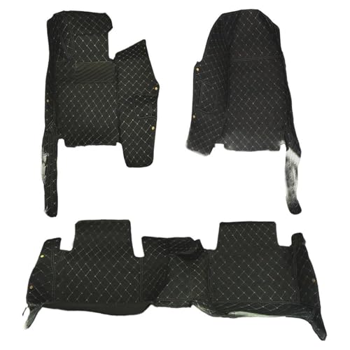 Tapis sol voiture Golf 6 pour stopper la saleté couverture de sol LHD noire