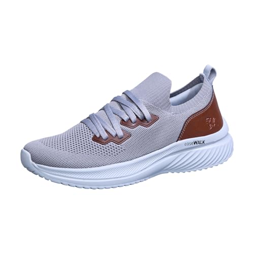 Image of Neeman's Ease Walk Snug Sneakers for Men | Breathable Knit, Stretchable Fit & Cushioned Comfort for Everyday Walking
