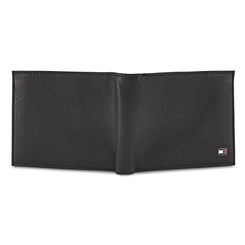 Tommy Hilfiger Men's Leather Wallet, Card Case and Key Fold Combo, Black (TH/STALIN/WALL/CC/KF/01) 4 41kV8OSivSL