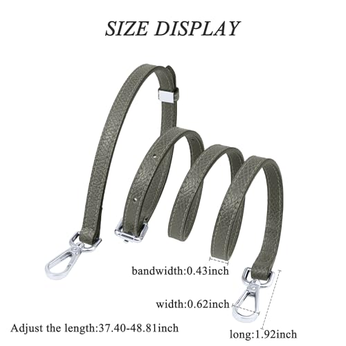 Image of Leather Purse Straps for Longchamp Conversion Kit, Leather Handbag Crossbody Shoulder Strap Adjustable for Women