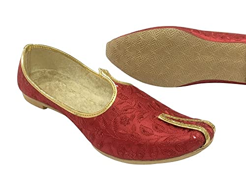 ESHOE ETHNIC Punjabi Juttis for Men's Sherwani Shoe Mojaris Wedding Juti Stylish Mojari for Men Jutti
