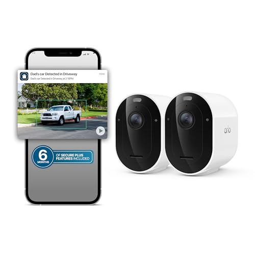 Image of Arlo Pro Security Camera 2K HDR (6th Gen, 2025 Release) Wireless Outdoor Camera, 2 Cam with 6-Month Secure Plus Subscription