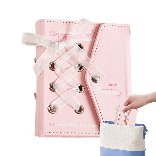 小さなフォトアルバム |クロスリボンフォトカードストレージブック |旅行者、学生、両親、写真家、カップル、コレクター、旅行、結婚式、休暇、特別なイベントのための思い出収集アルバム