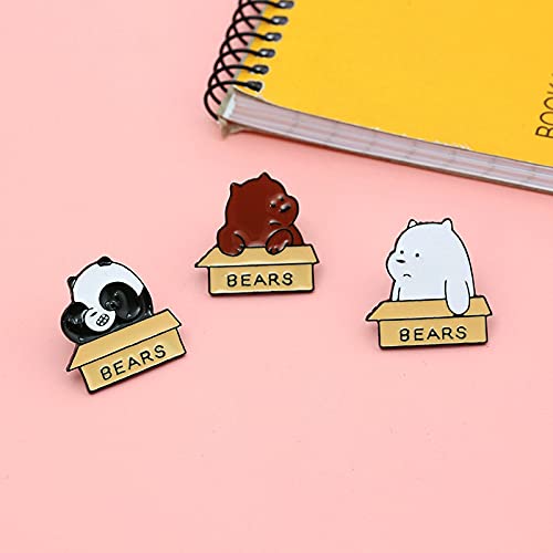Image of Cute Enamel Pins Cartoon Lapel Pin Brooch Badge for Backpack Jackets Funny Tiger Pins for Gift Anime Enamel Pin for Clothing Hat Decoration