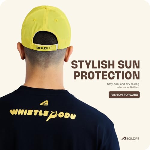 Image of Boldfit Caps for Men Original Caps for Women Lightweight Sports Cap for Sun Protection Breathable Outdoor Hat for Running, Gym, Hiking & Everyday Wear Comfortable Adjustable Cap for All Ages